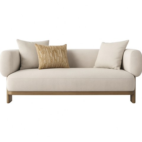 Eliska 3-Seater Sofa with 4 Toss Pillows