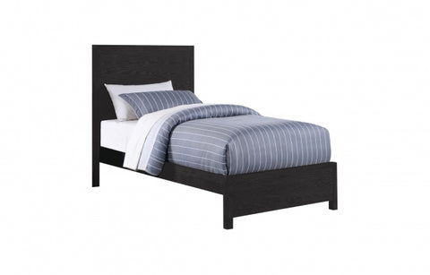 Fresno Twin Bed -Charcoal