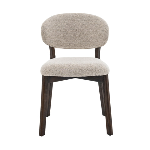Milena Dining Chair – Upholstered Seat with Oak Wood Frame