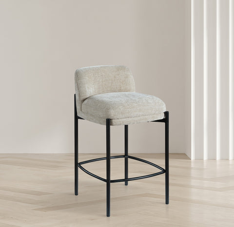 MIKAEL COUNTER STOOL - BEIGE