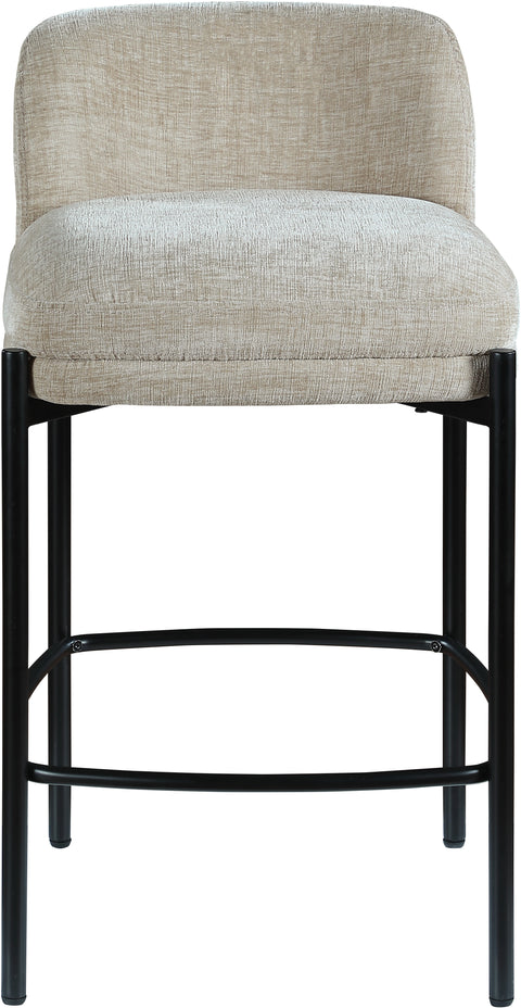 MIKAEL COUNTER STOOL - BEIGE