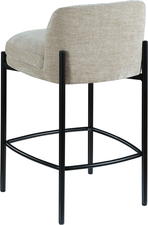 MIKAEL COUNTER STOOL - BEIGE