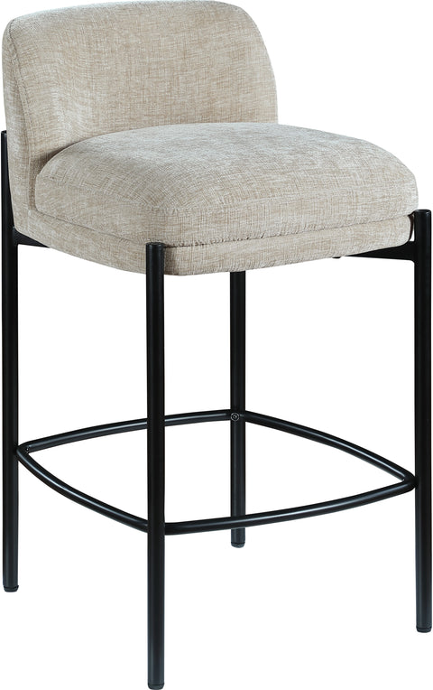 MIKAEL COUNTER STOOL - BEIGE