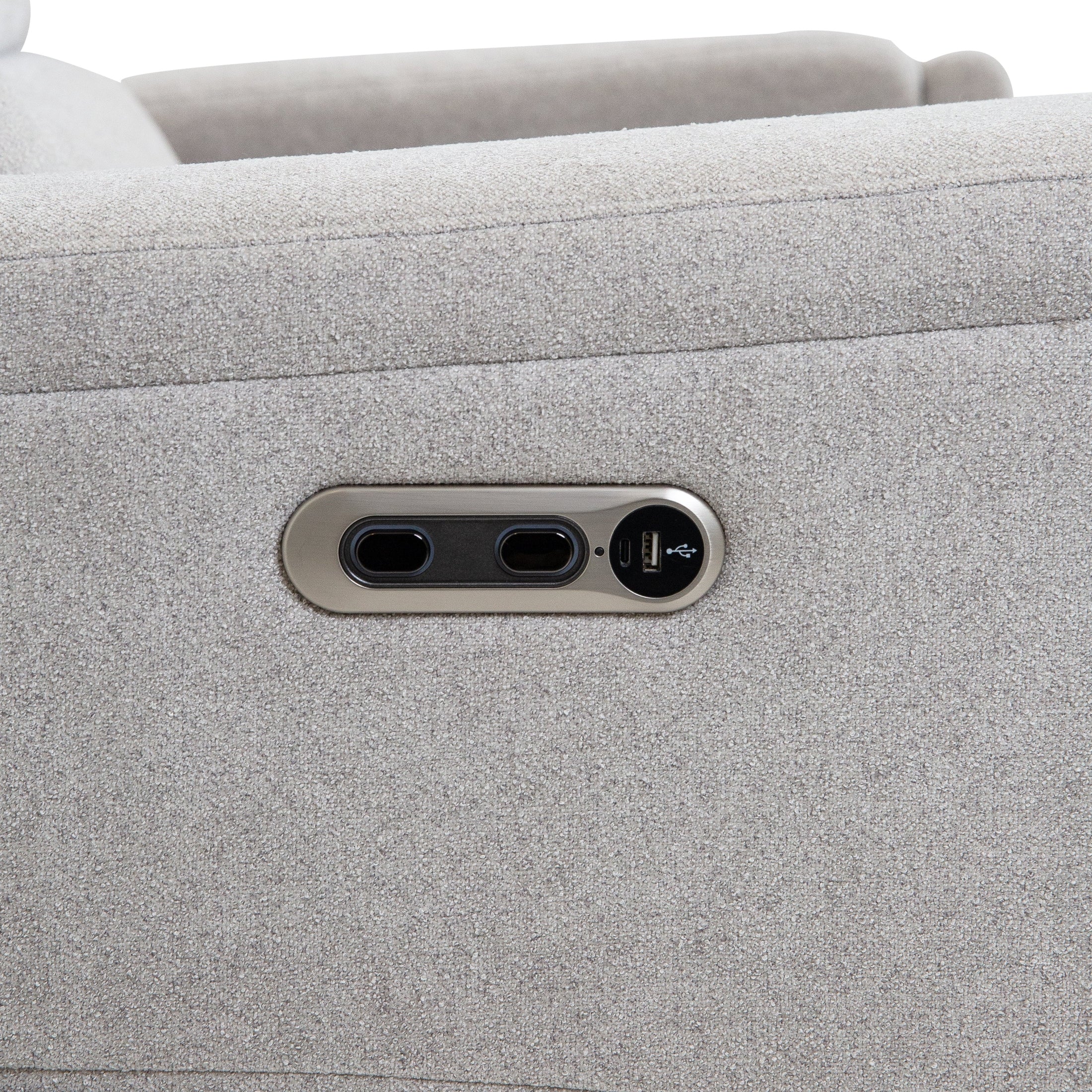 Roche Power Recliner Sofa - Dove