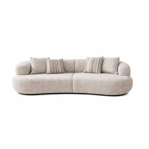 Leona 2-Piece Modular Curved Sofa