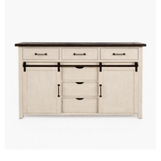 Madison County Door Dresser (without Mirror) - Vintage White