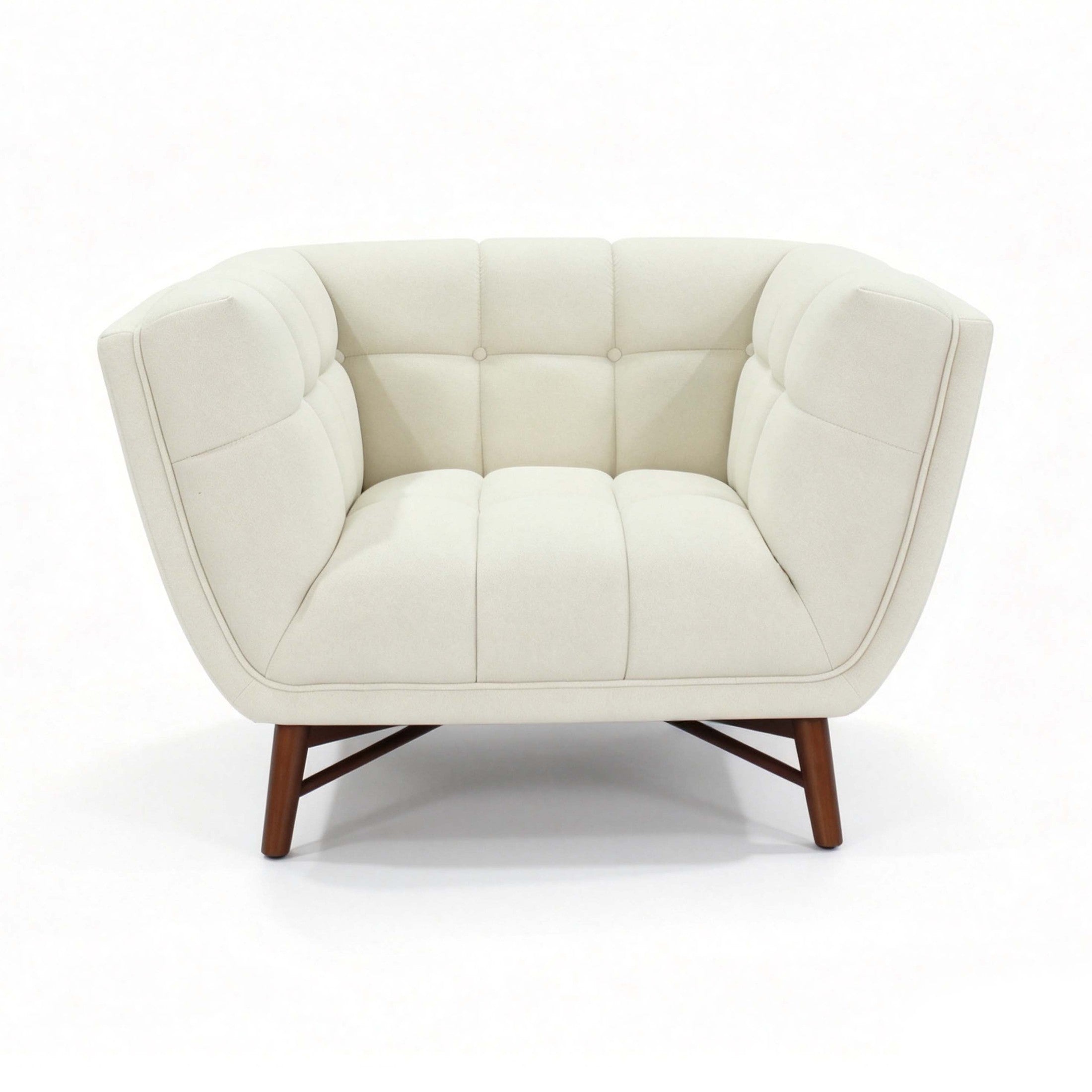 Kitsilano Premium Velvet Accent Chair – Beige