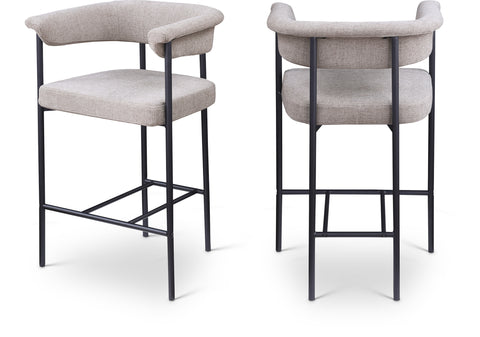 KOPLE COUNTER STOOL- TAUPE