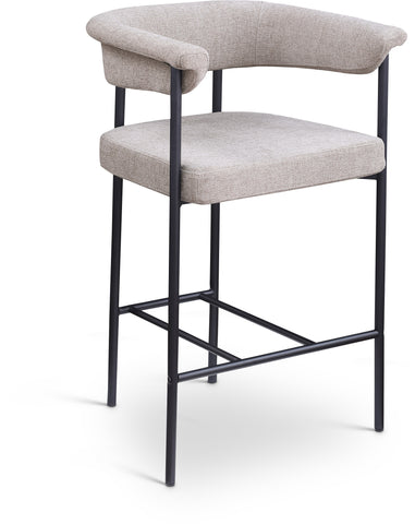 KOPLE COUNTER STOOL- TAUPE