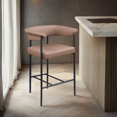 KOPLE COUNTER STOOL- TAN