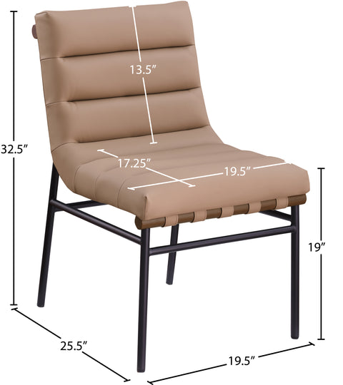 IVAR DINING CHAIR- TAN