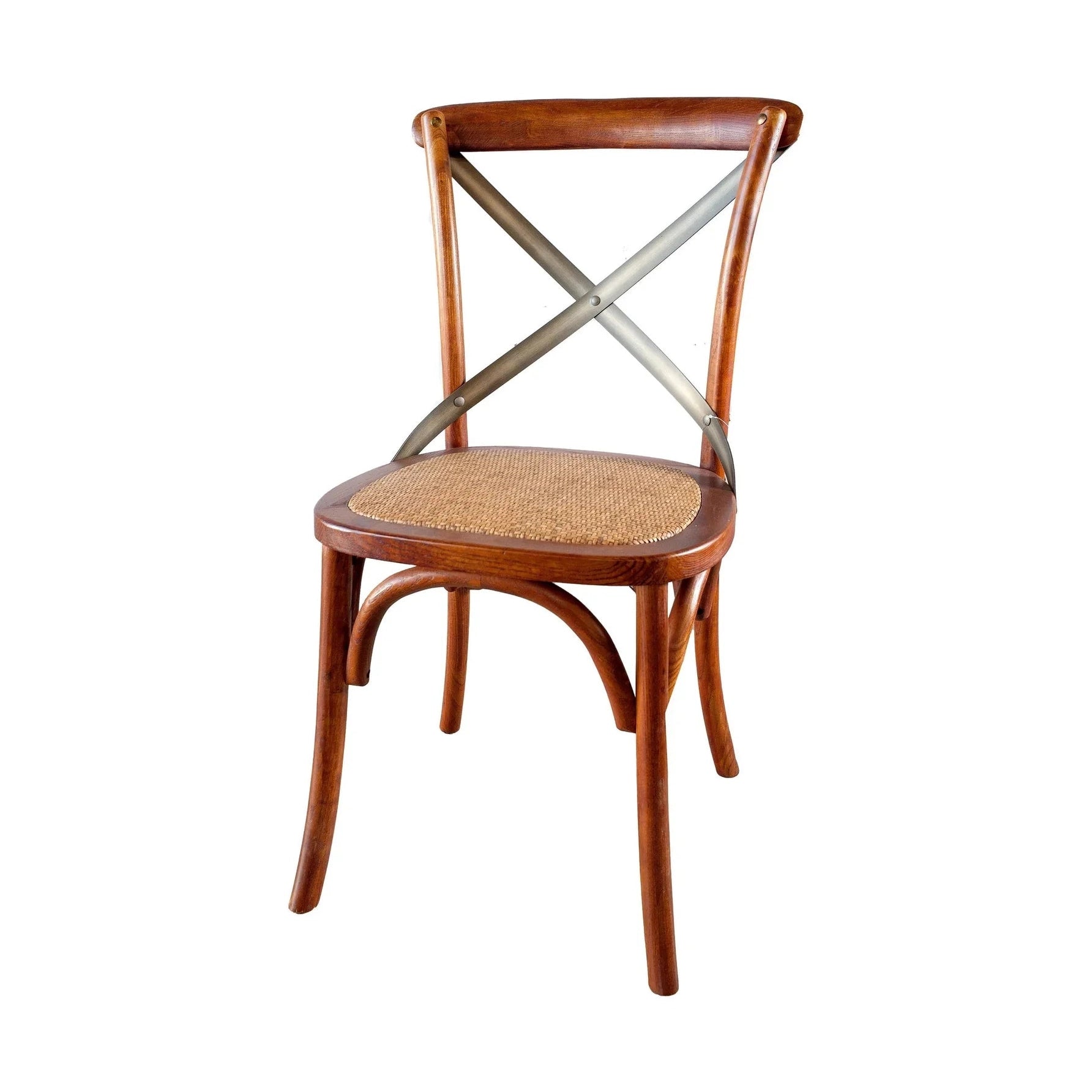 Wynric Back Chair w/ Rattan Seat