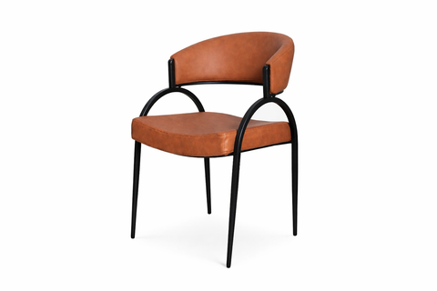 Kara Dining Chair - Cognac
