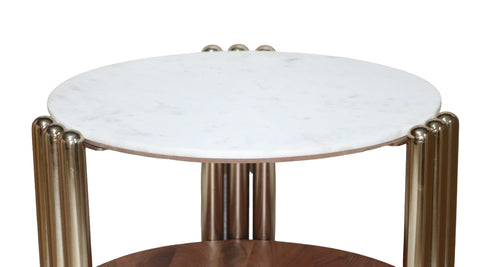 KAMBRY SIDE TABLE WITH MARBLE TOP
