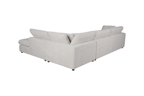 Joelle Sectional - Right Chaise-Oatmeal
