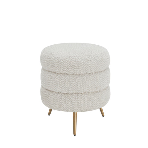Cadence Small Ottoman - Boucle