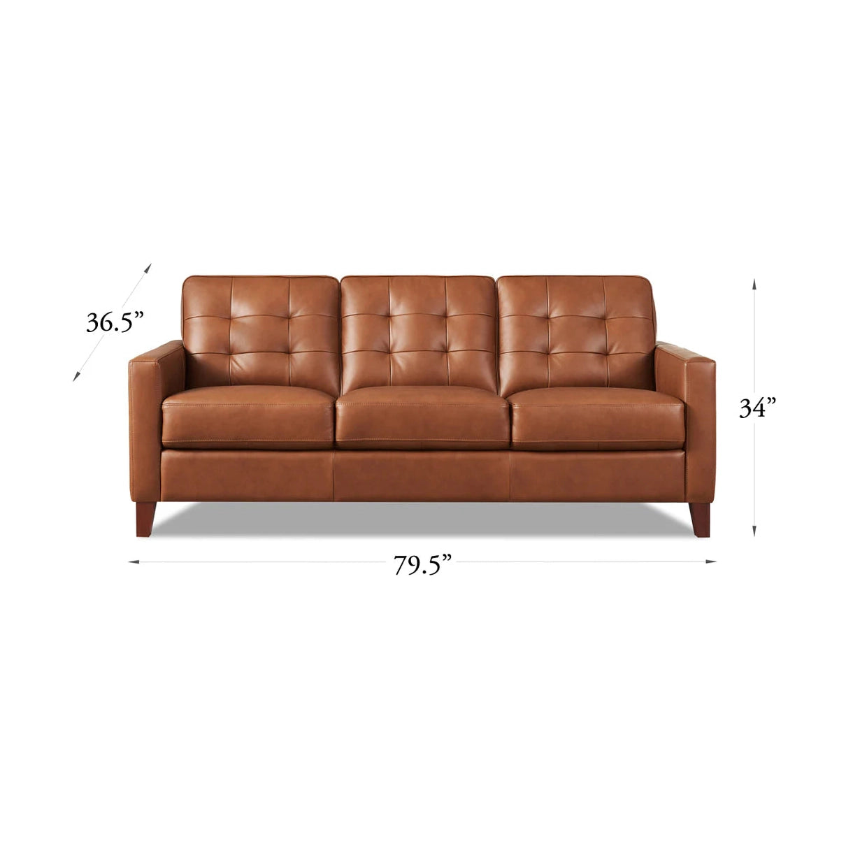 Tallon Leather Sofa