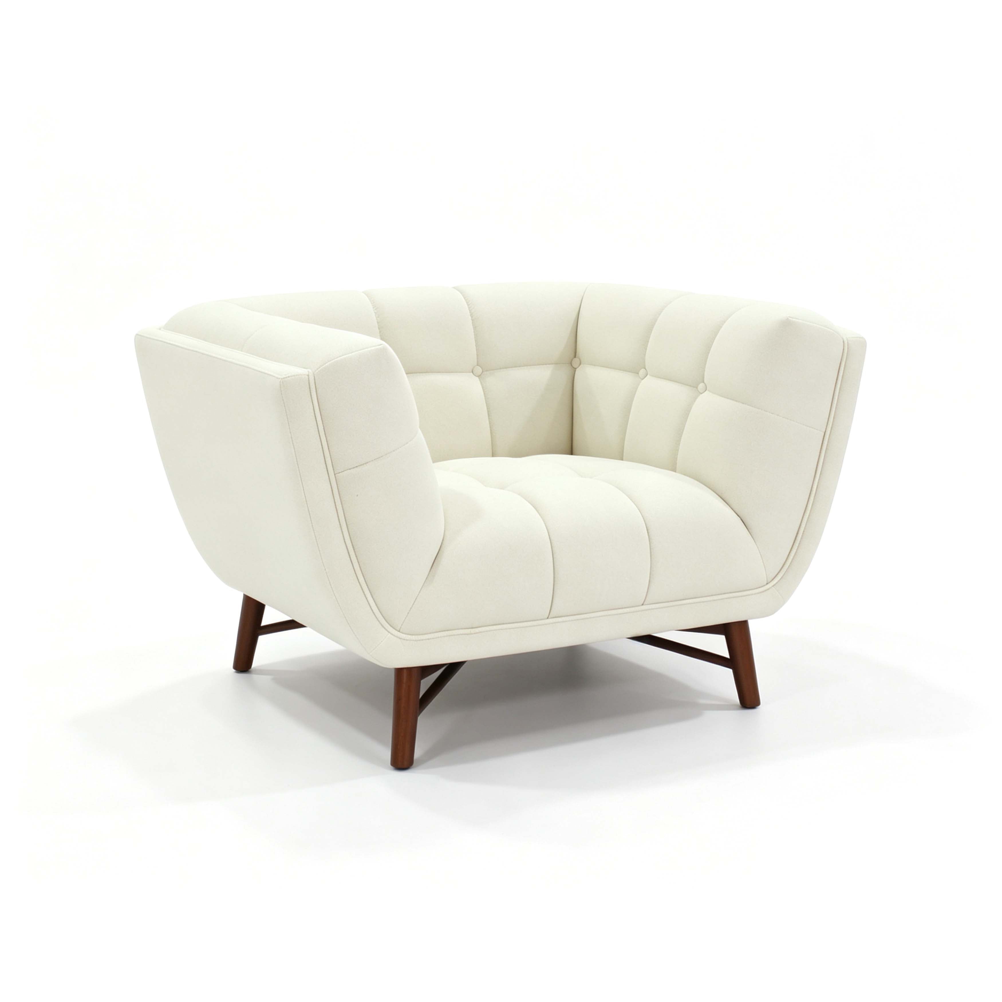 Kitsilano Premium Velvet Accent Chair – Beige