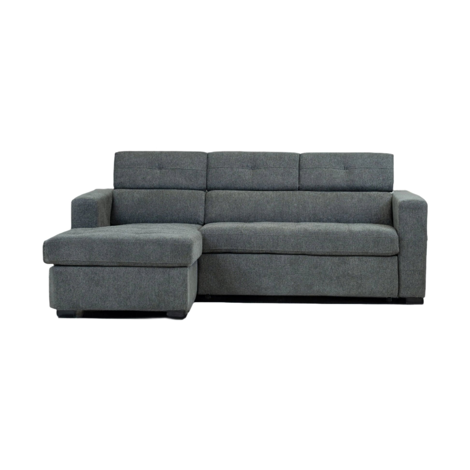 Randall Sleeper Sectional - Fabric - Ramy Charcoal