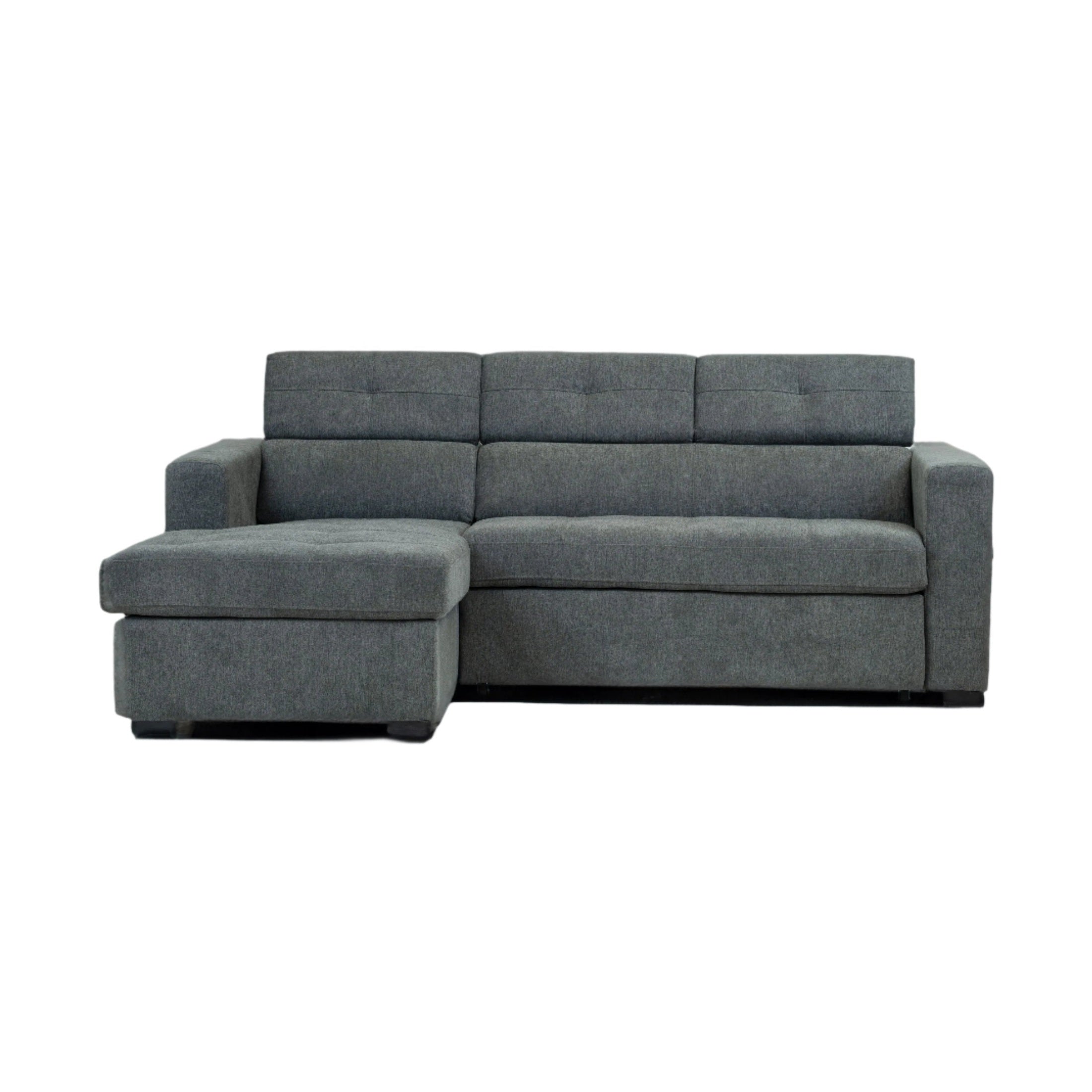 Randall Sleeper Sectional - Fabric - Ramy Charcoal