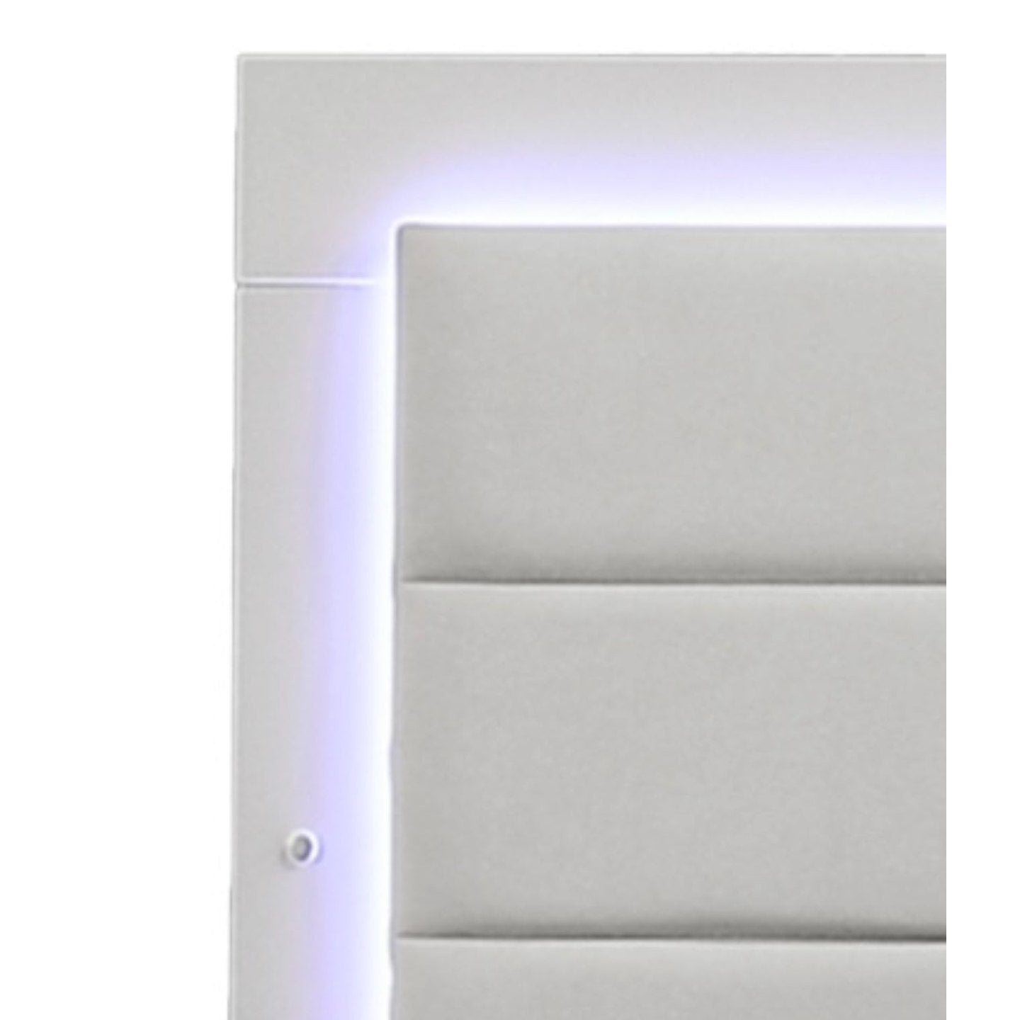 Vanah Glossy White King Bed