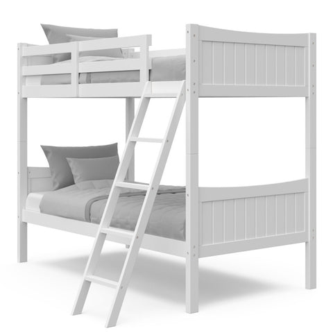 TWIN BUNK BED - WHITE