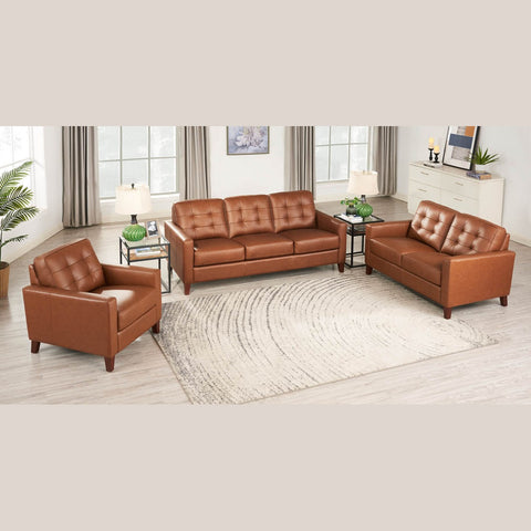 Tallon Genuine Leather Loveseat