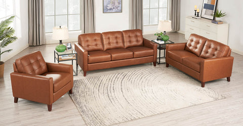 Tallon Genuine Leather Loveseat