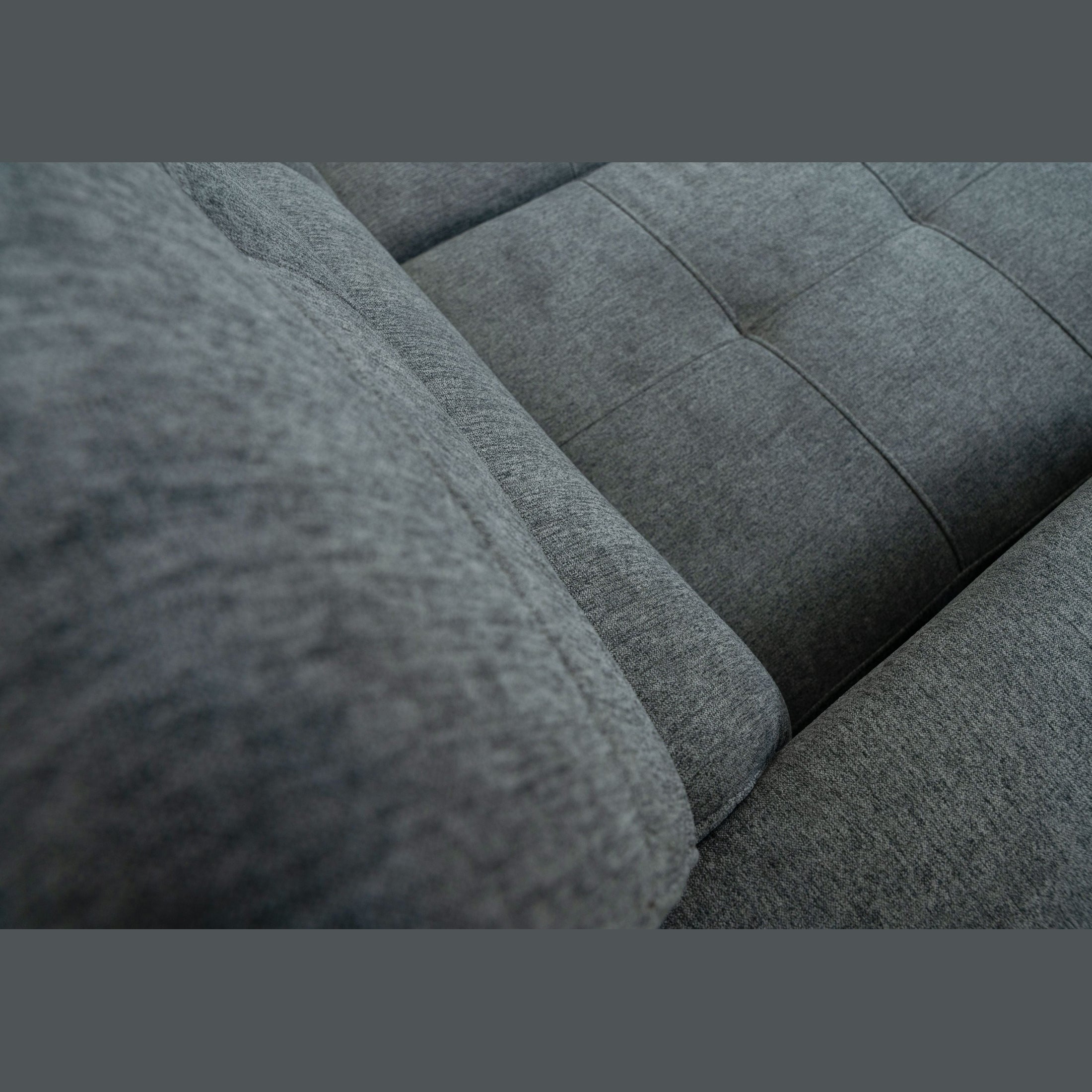 Randall Sleeper Sectional - Fabric - Ramy Charcoal Right Chaise