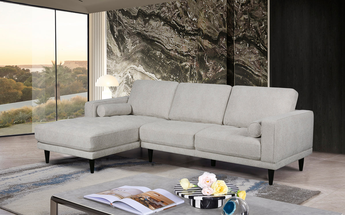 REINA SOFA SECTIONAL - LEFT CHAISE - NORA OATMEAL