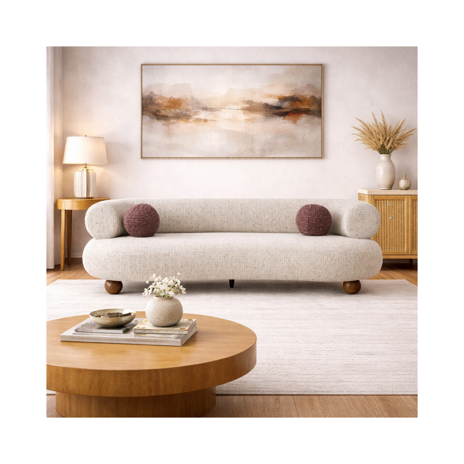 Stellan Curve Large Sofa
