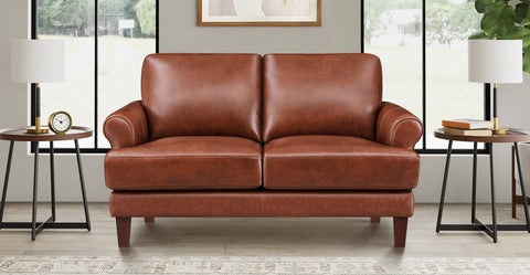 Austra Genuine Leather Loveseat