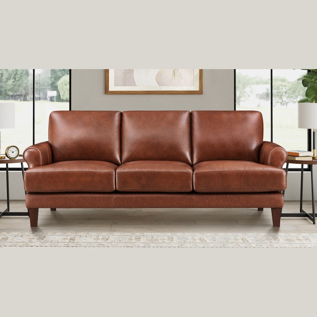 Austra Genuine Leather Sofa