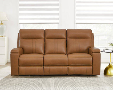 Hanley Zero Gravity Genuine Leather Power Reclining Sofa