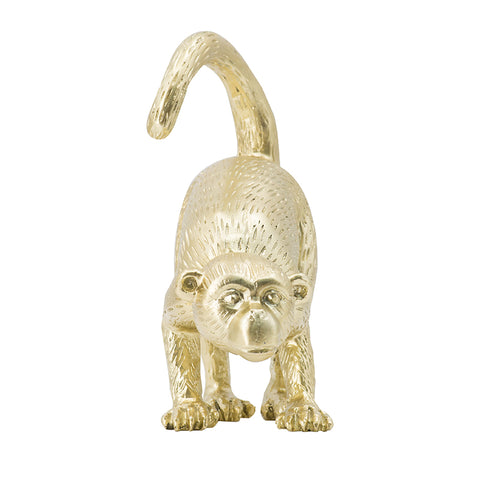 Gold Monkey Bookends - Set of 2