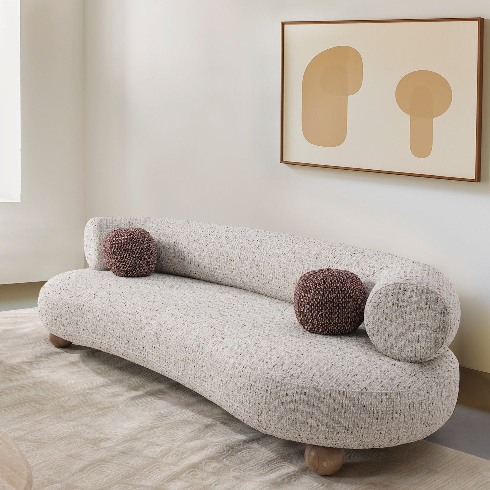 Stellan Curve Large Sofa