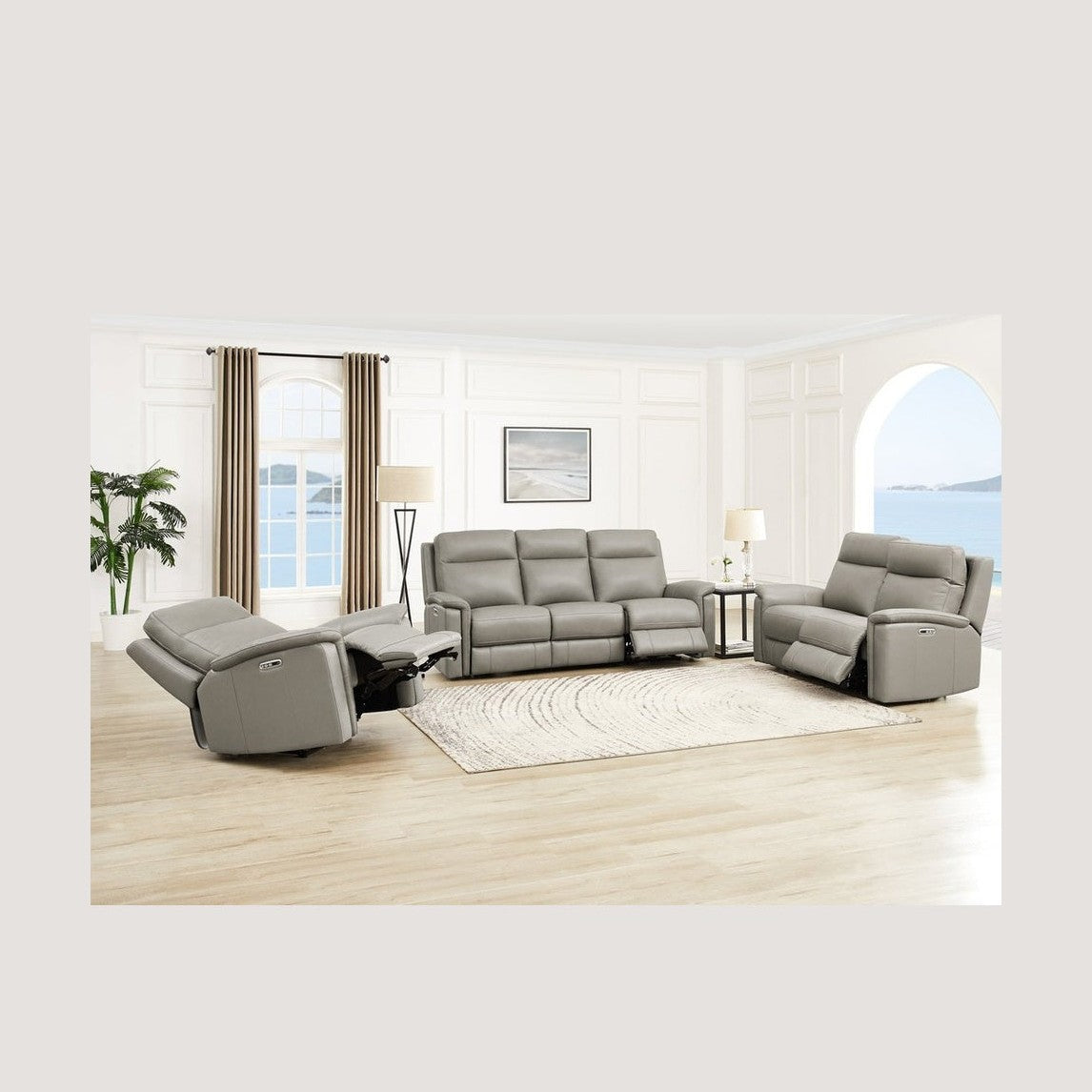 Canfield Power Headrest Zero Gravity Recliner Sofa