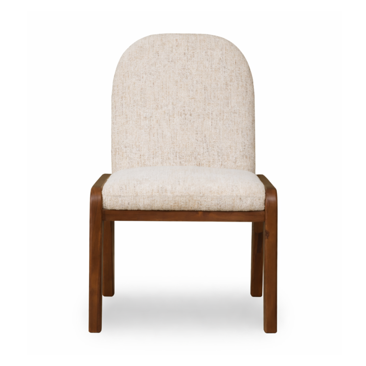 Xolani Chenille Upholstered Dining Chair in Chinchilla and Impala