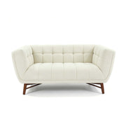 Kitsilano 2-Seater Premium Velvet Loveseat – Beige