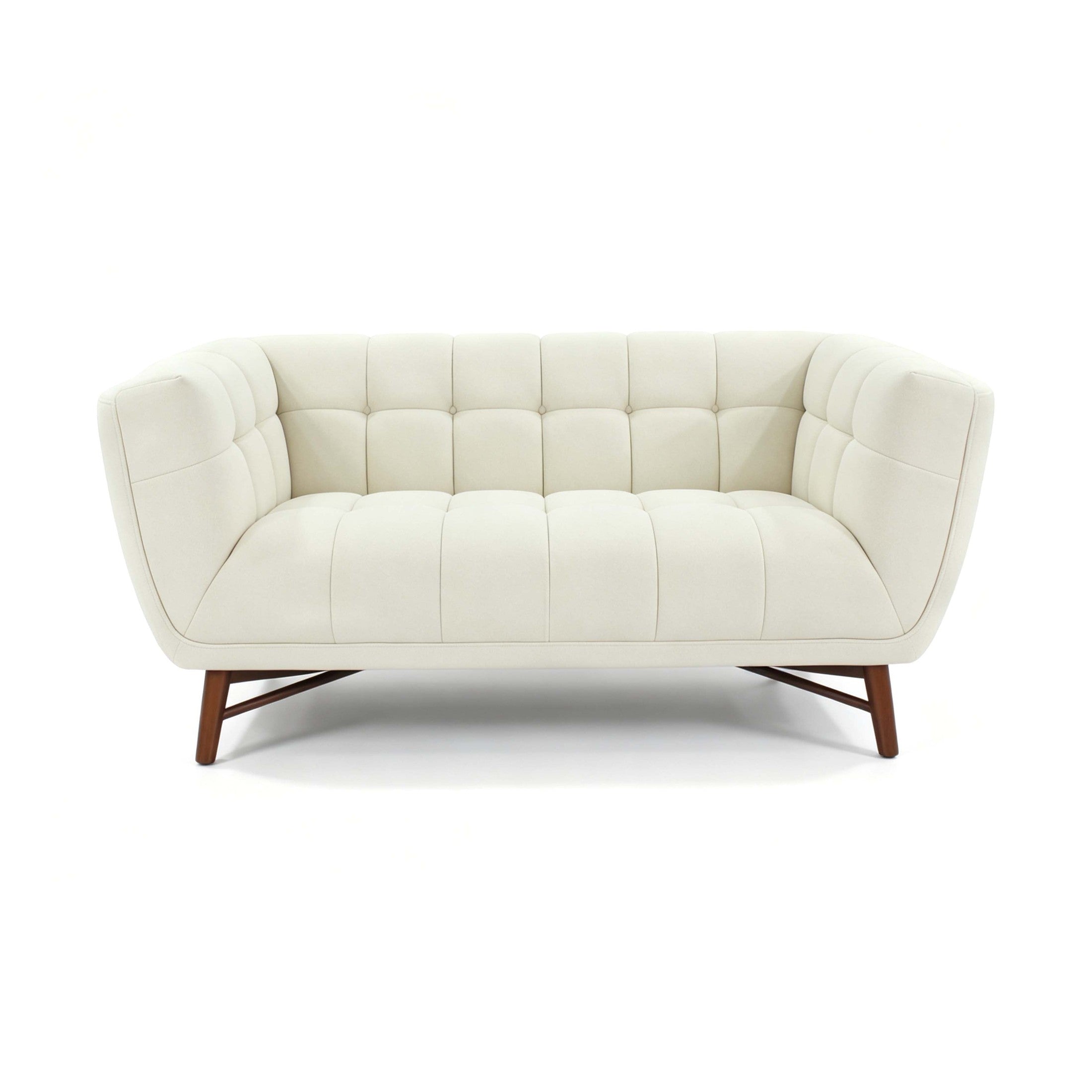 Kitsilano 2-Seater Premium Velvet Loveseat – Beige
