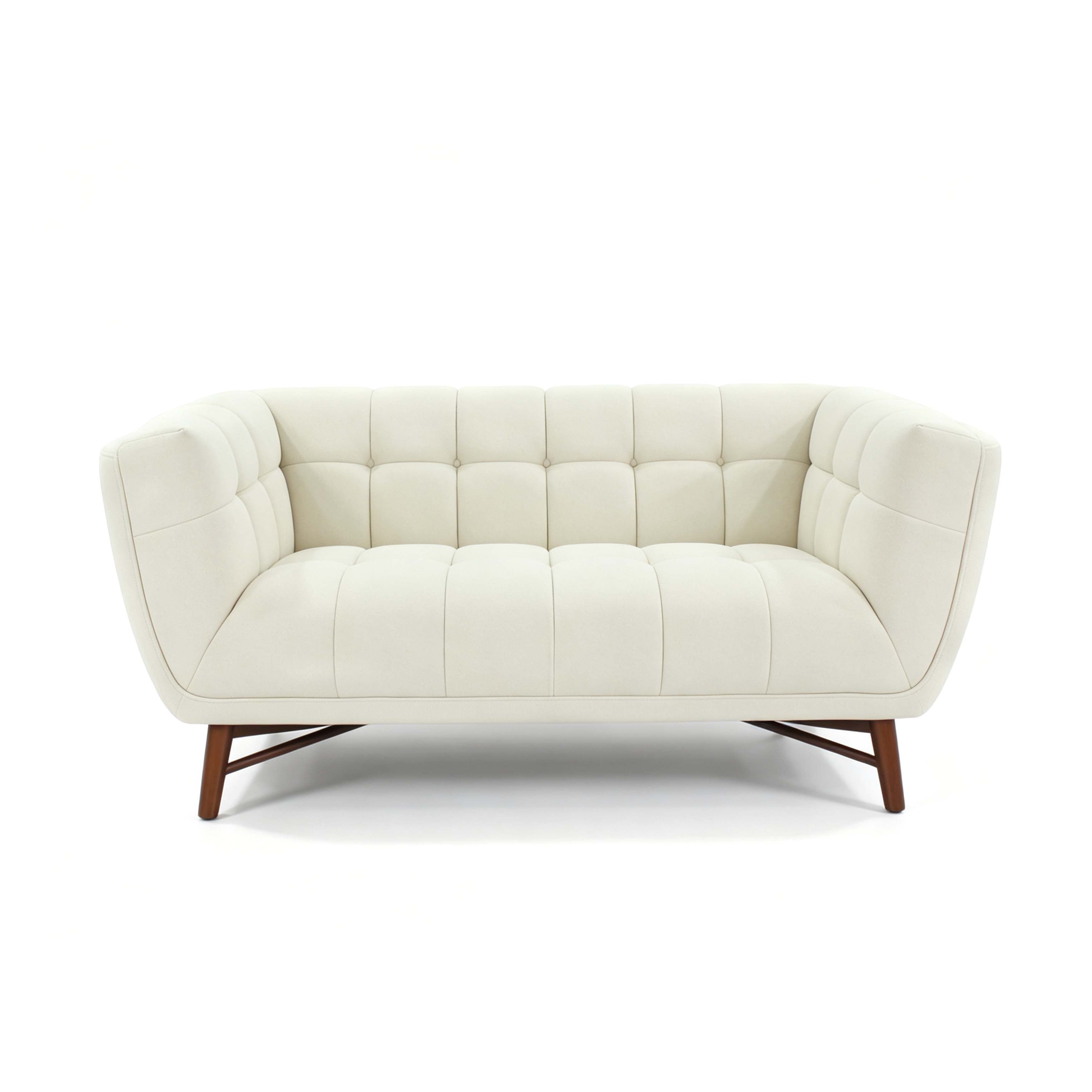 Kitsilano 2-Seater Premium Velvet Loveseat – Beige