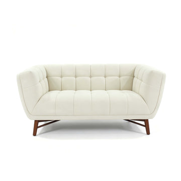 Kitsilano 2-Seater Premium Velvet Loveseat – Beige