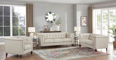 Arvon Genuine Leather Sofa