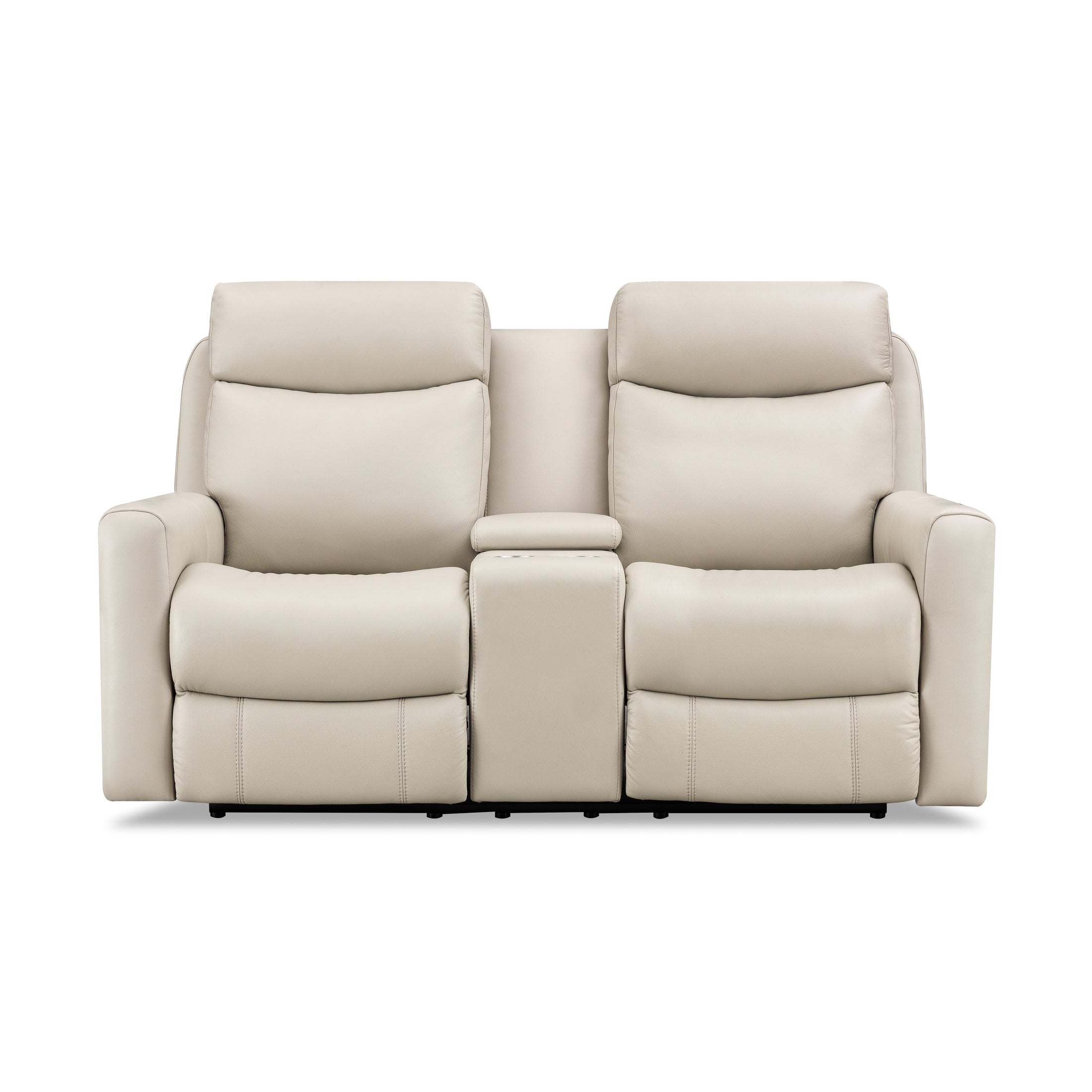 Harrison Zero Gravity Power Reclining Leather Loveseat with Power Headrests