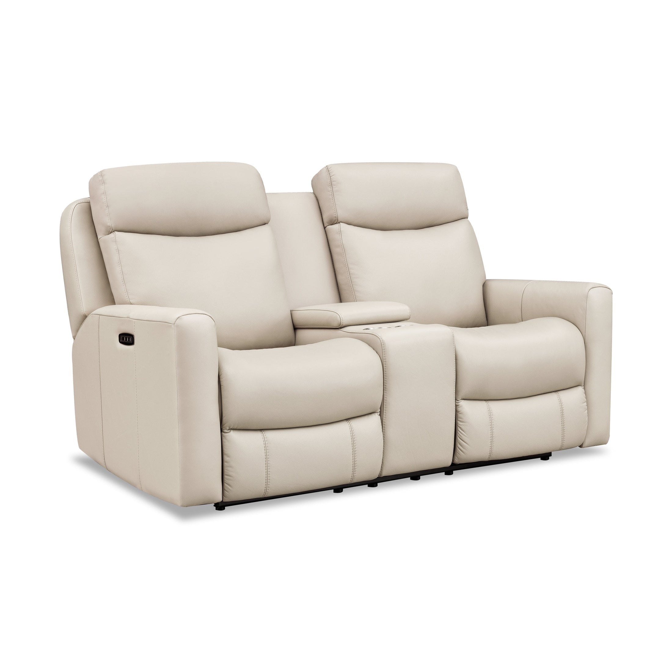 Harrison Zero Gravity Power Reclining Leather Loveseat with Power Headrests