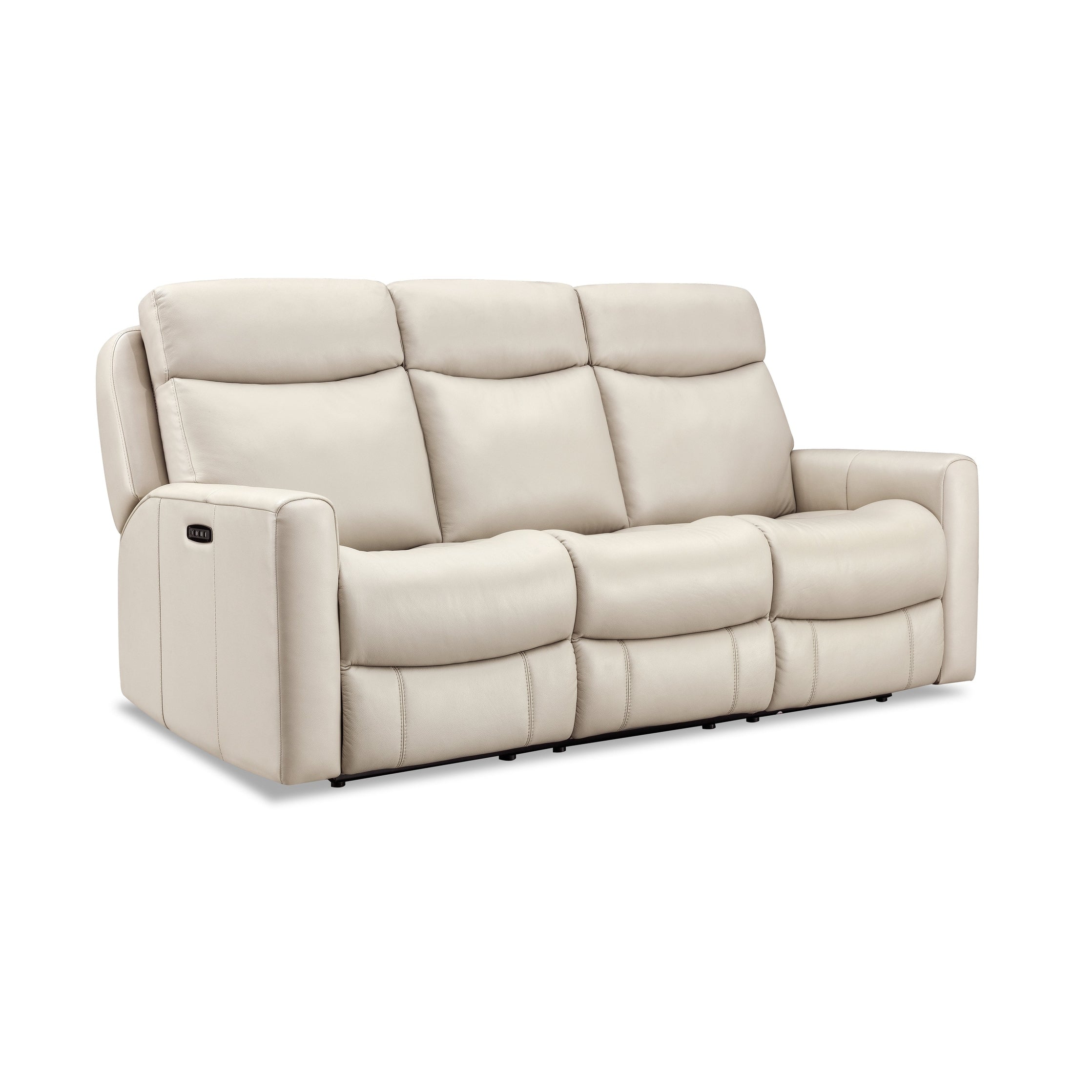 Harrison Zero Gravity Power Reclining Leather Sofa with Power Headrests