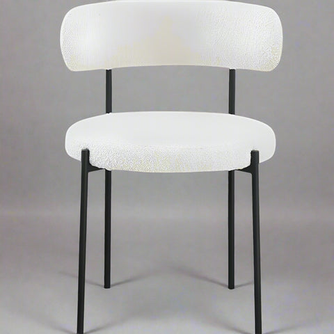 Ronda Dining Chair Boucle Fabric