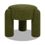 Olea Boucle Ottoman - Moss Green