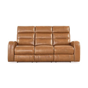 Davion Zero Gravity Power Reclining Leather Sofa with Power Headrests & Lumbar Support