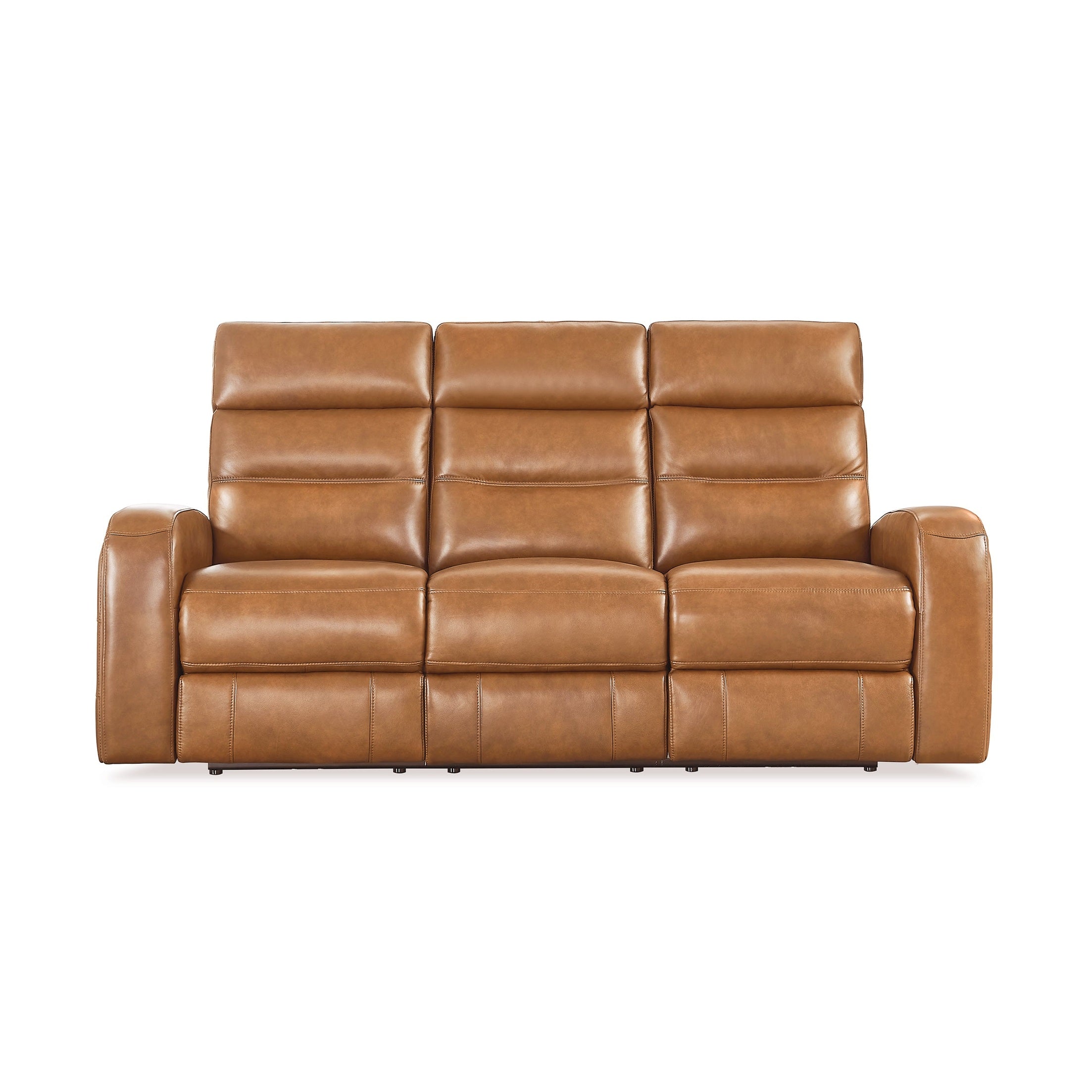 Davion Zero Gravity Power Reclining Leather Sofa with Power Headrests & Lumbar Support